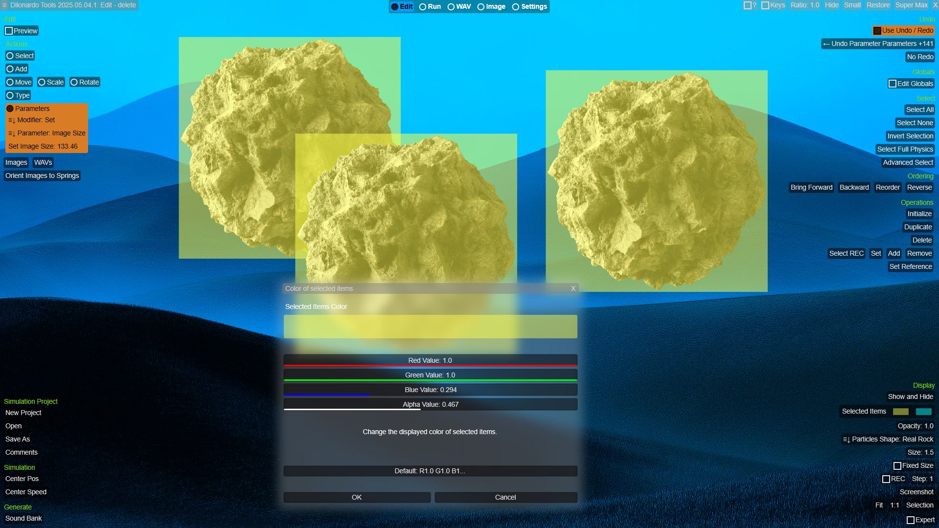 Build your scenery<br>and customize UI